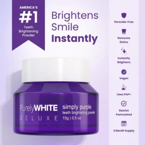 PurelyWHITE DELUXE, Simply Purple Brightening Powder