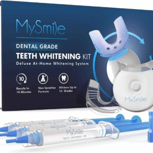 MySmile Teeth Whitening Kit with LED Light, 10 Min Non-Sensitive Fast Teeth Whitener